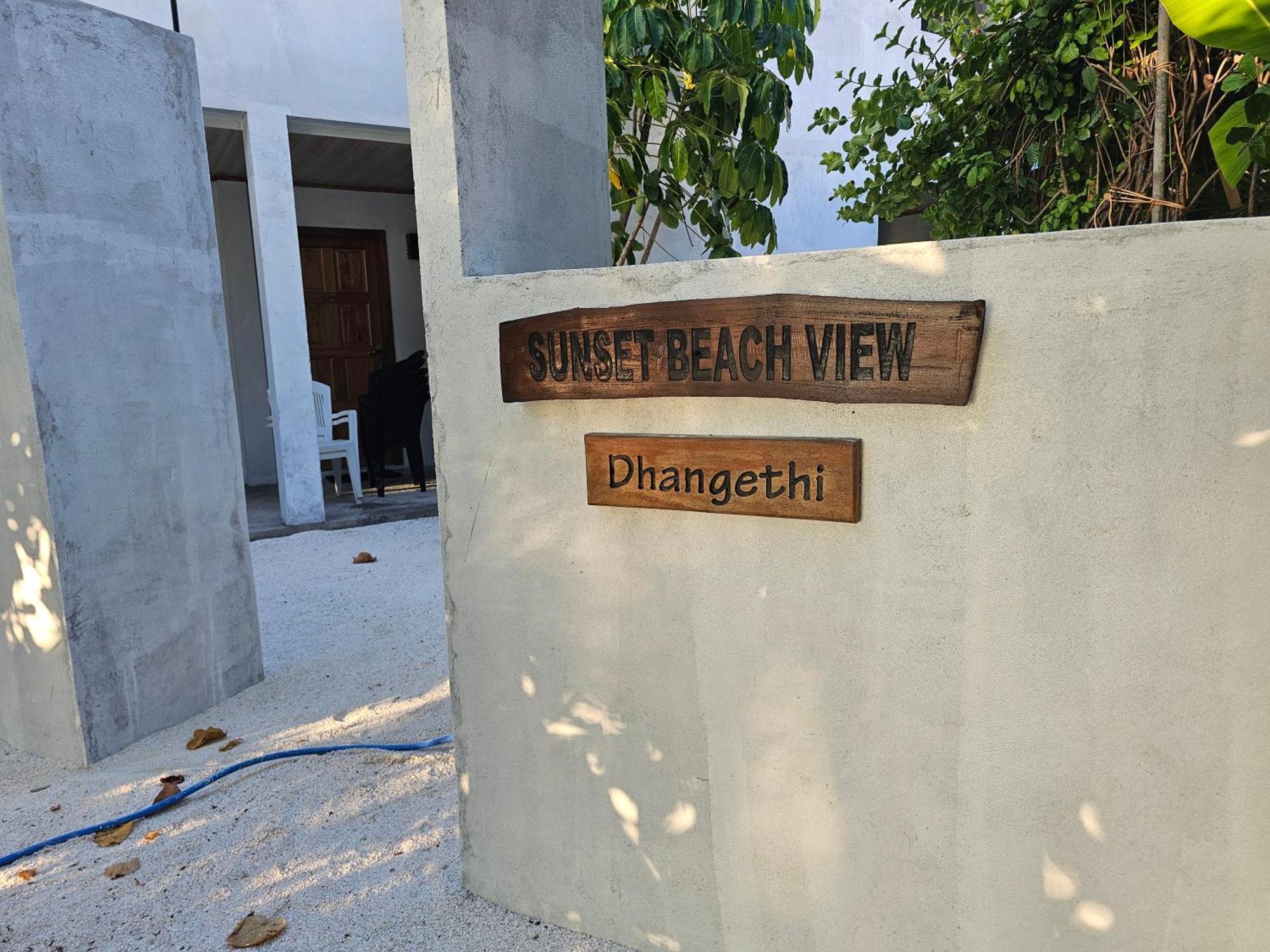 Sunset Beach View Dhangethi Exterior photo
